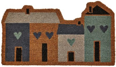 HOME Houses Doormat - 60x40cm.